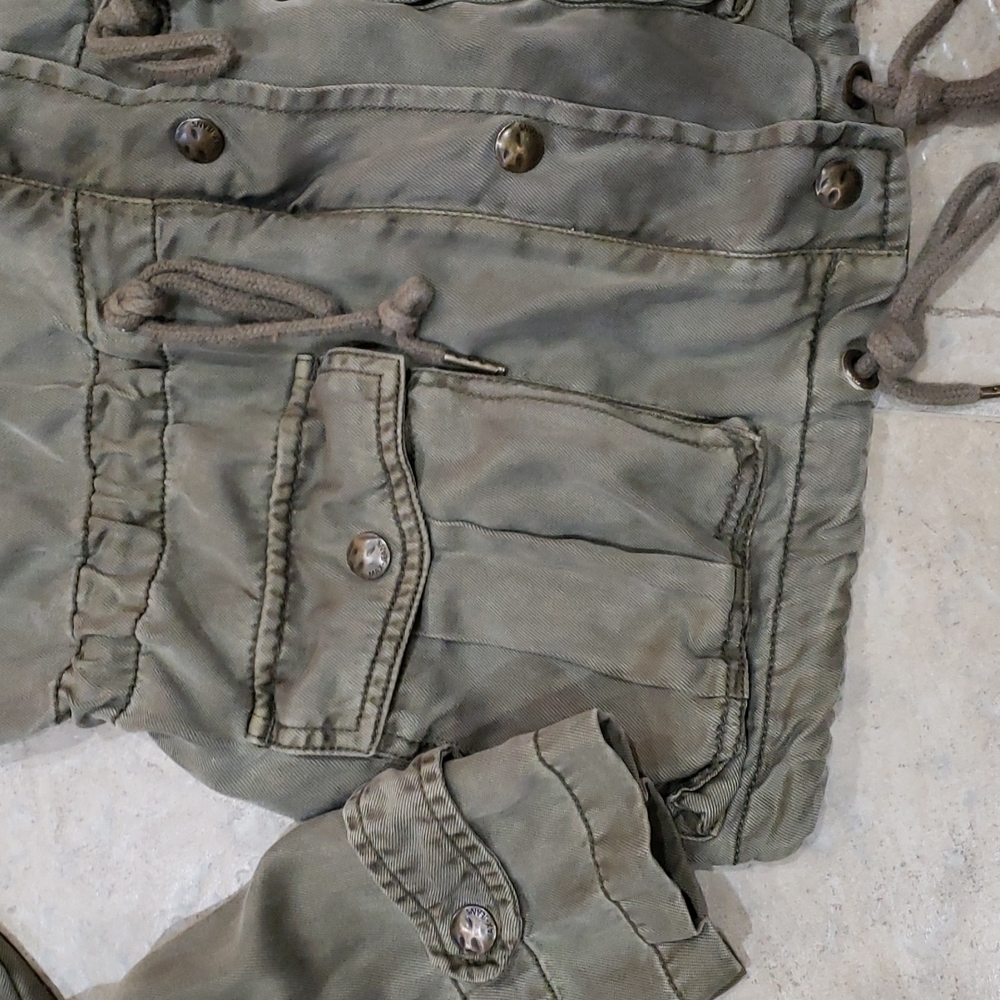 Max Studio Hooded Utility Jacket - image 5